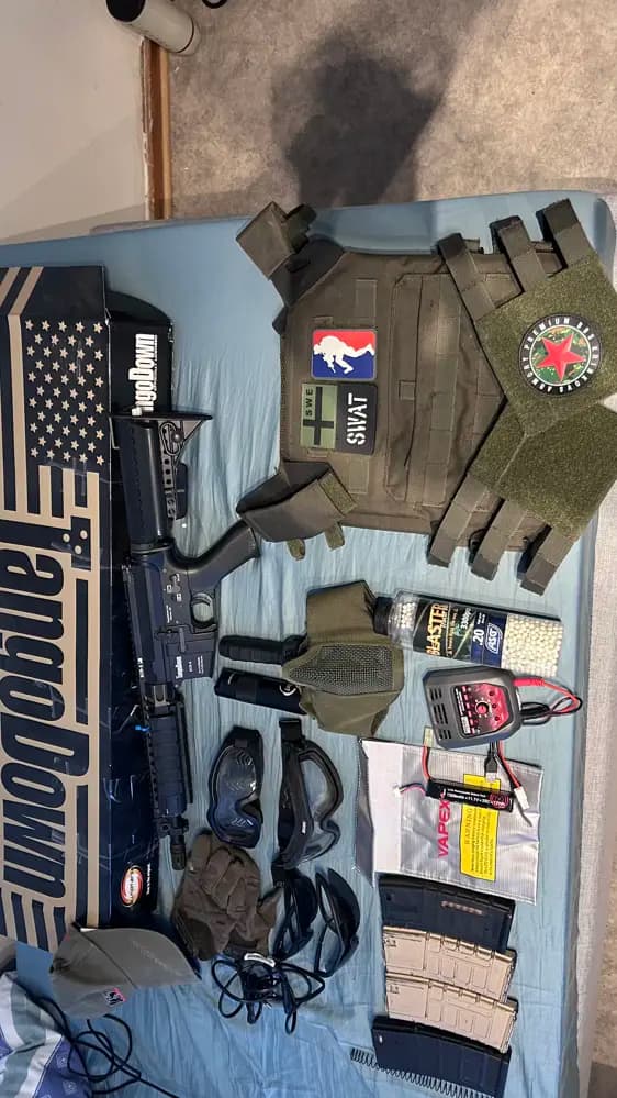 Produktbild för Allt du behöver för och komma igång med Airsoft