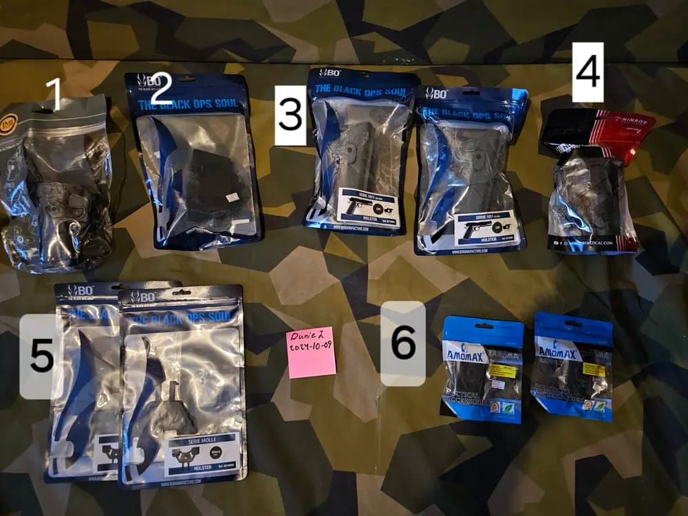 Produktbild för Nya Hölster med mera 