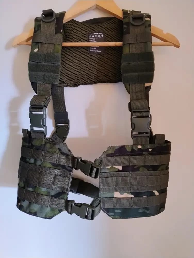 Produktbild för Chest rig split front MC tropic