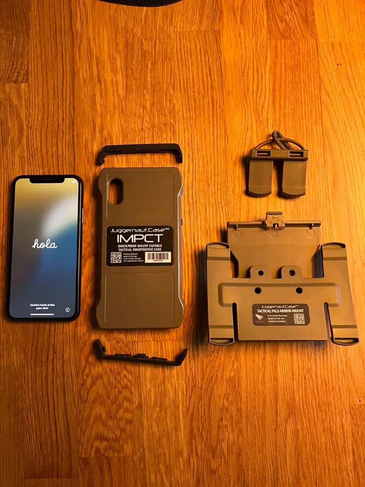 Produktbild för Juggernaut Case och Hållare ink. IphoneXS