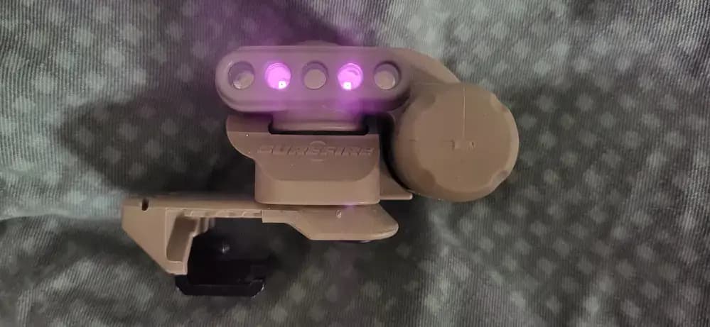 Produktbild för SureFire HL-1 Hjälmlampa VIT&IR, NVG kompatibel.