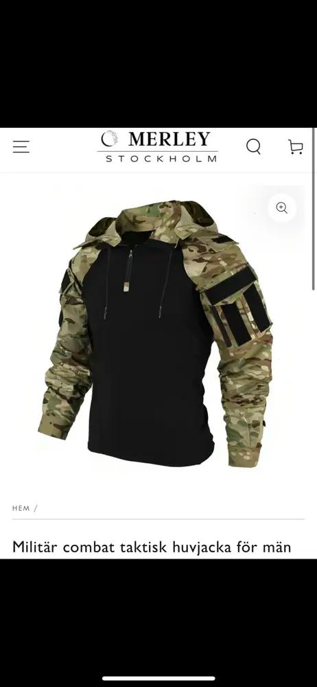 Produktbild för Militär tröja