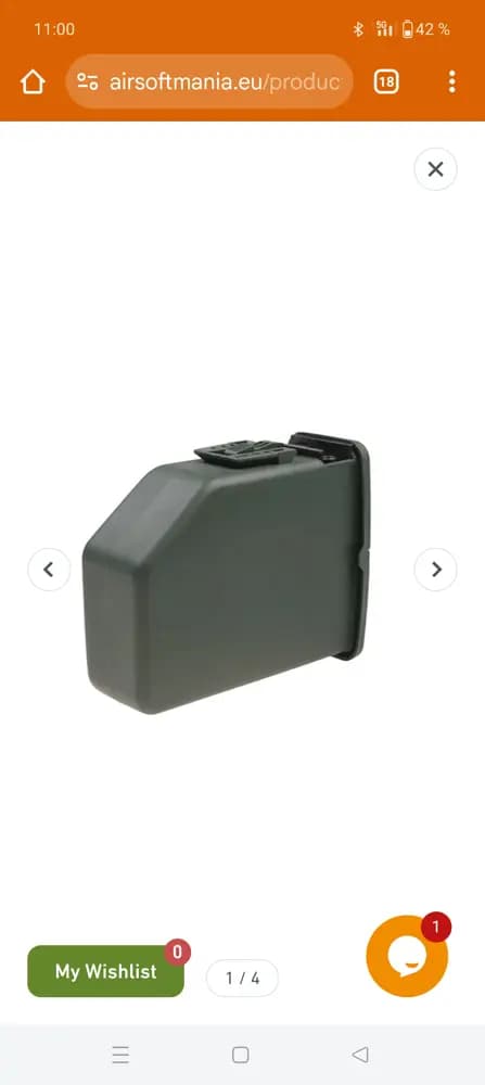 Produktbild för Söker Boxmagg till M249