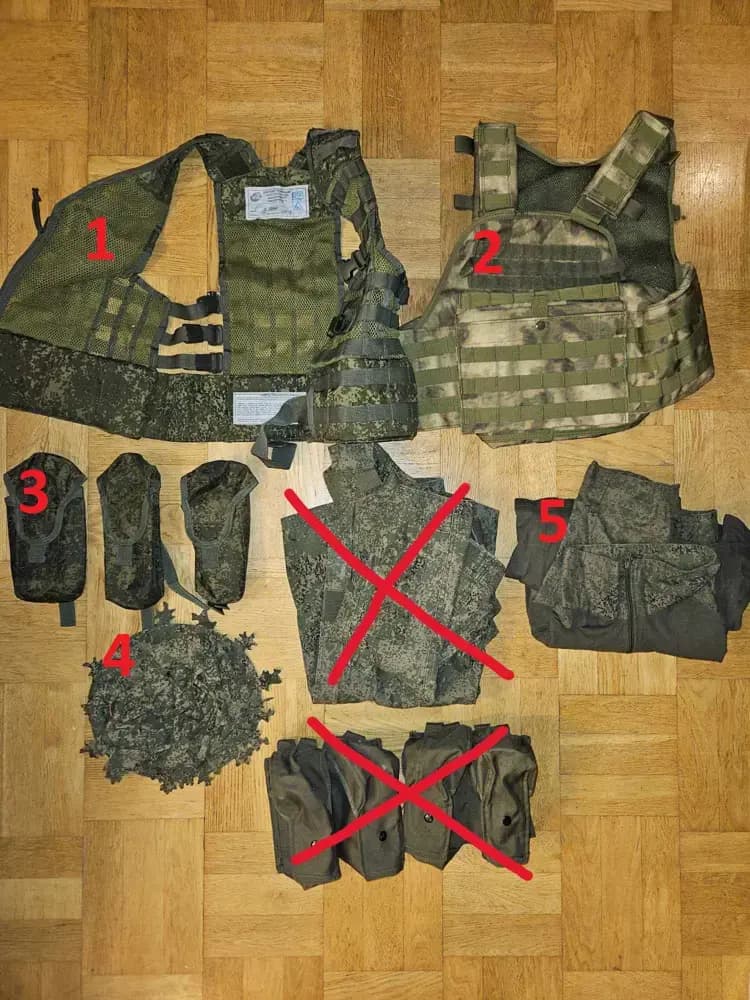Produktbild för Blandad rysk gear