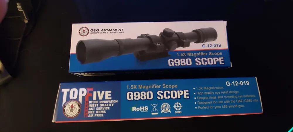 Produktbild för Ett 1.5x scope ( G&G G980 / k98 .. )