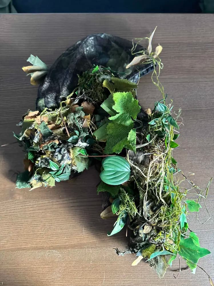 Produktbild för Ghillie balaklava & boonie
