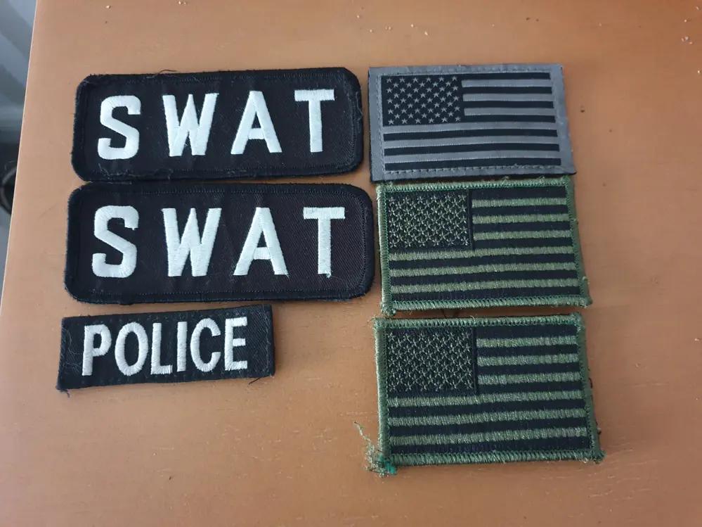 Produktbild för Amerikansk SWAT patches