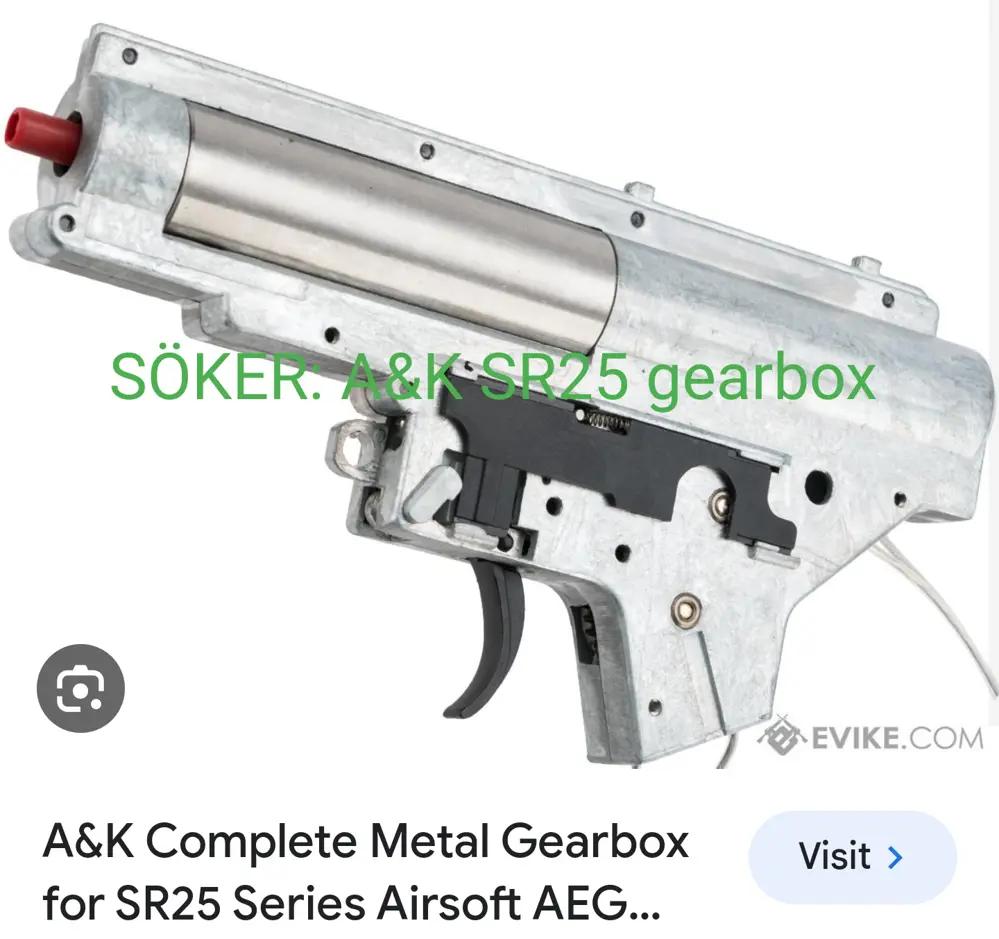 Produktbild för SÖKER: A&K SR25 gearbox